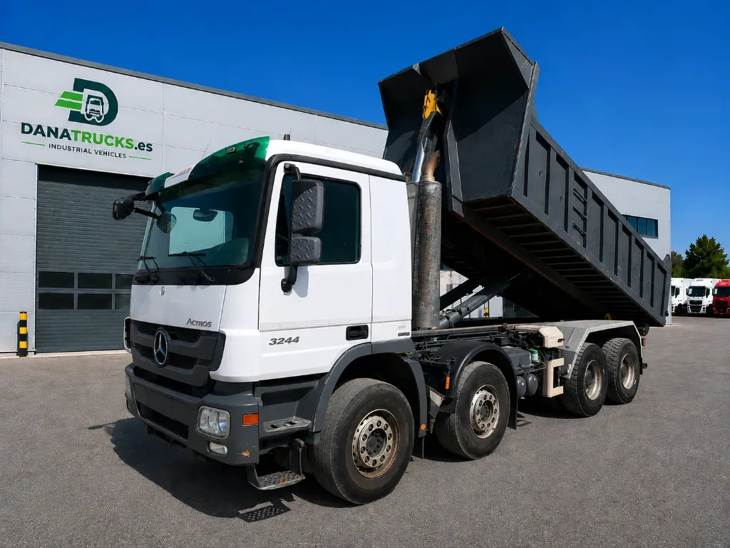 Mercedes-Benz Actros 3244 8x4 08-2010 Gancho Portacontenedores Muller 25 Tm