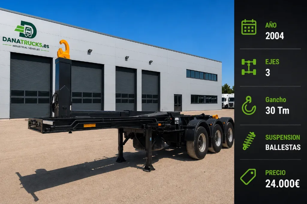 Semirremolque Fruehauf Gancho Cayvol 30 Tm 2004 | DanaTrucks.com