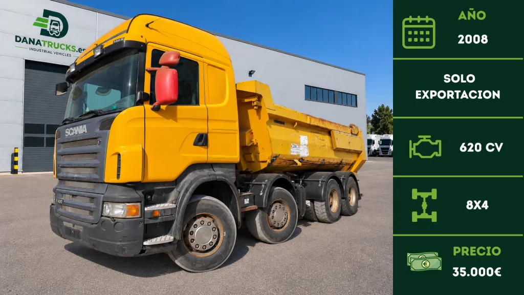 Scania R620 8x4 2008 Retarder +  Volquete | DanaTrucks.com