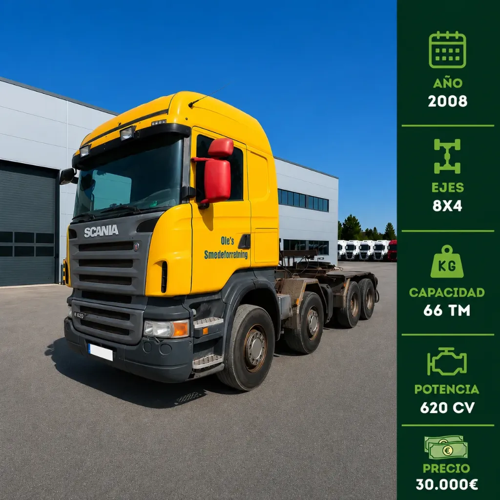 [CAM-00018] Scania R620 8x4 2008 Retarder + Hidráulico