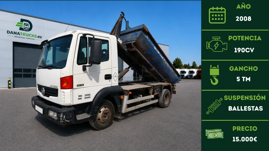 Nissan Atleon 80.19 Gancho 5 Tn 2008 | DanaTrucks.com
