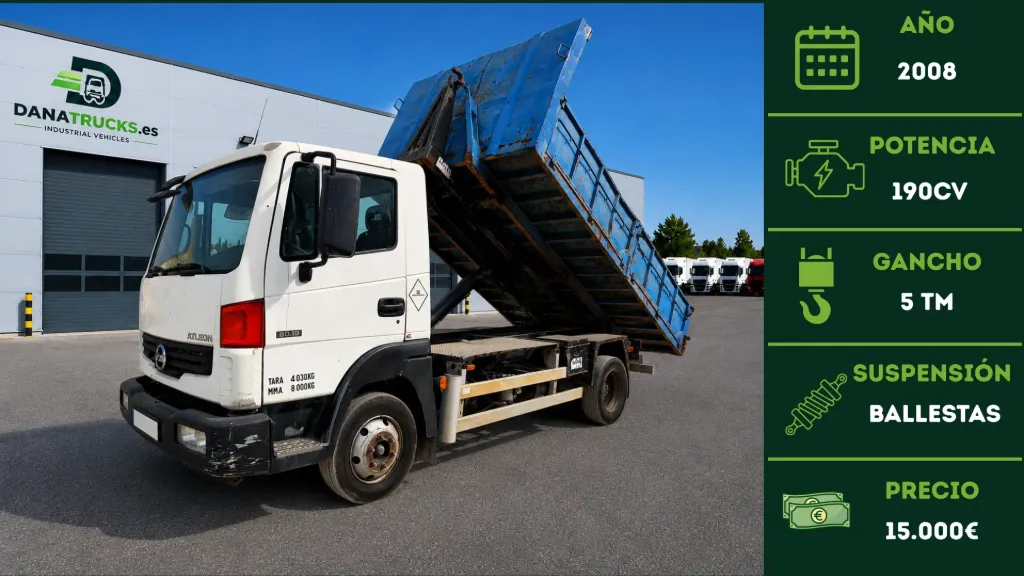 Nissan Atleon 80.19 Gancho 5 Tm 2008 | DanaTrucks.com