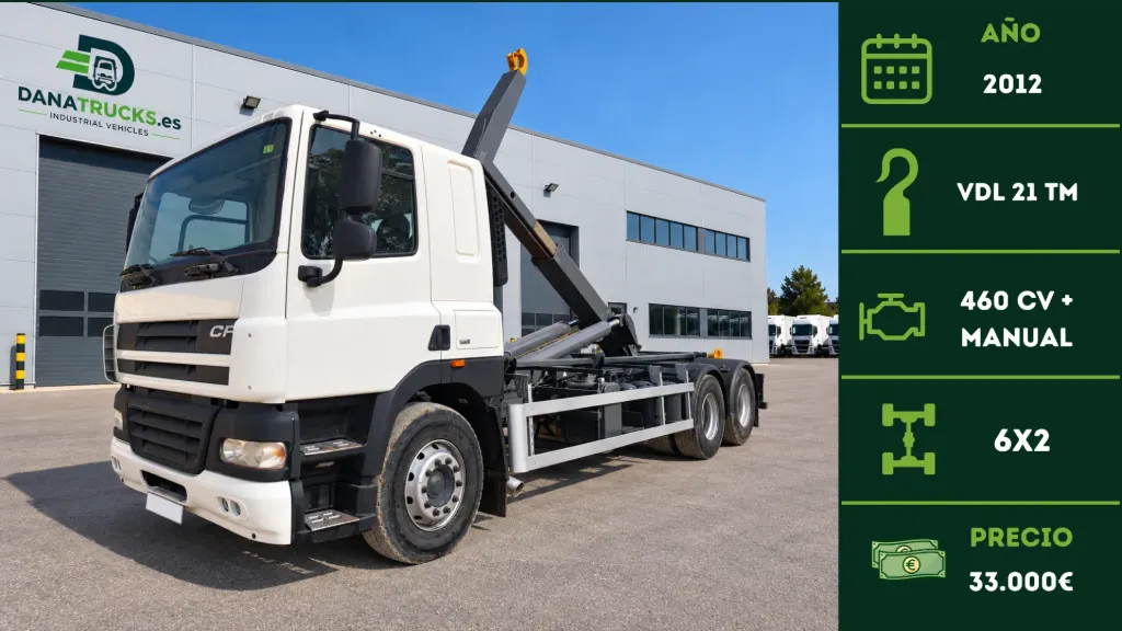 Daf CF 460 6x2 2012 VDL 21Tm | DanaTrucks.com